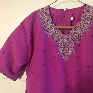 Authentic Purple Kurta Shirt From India